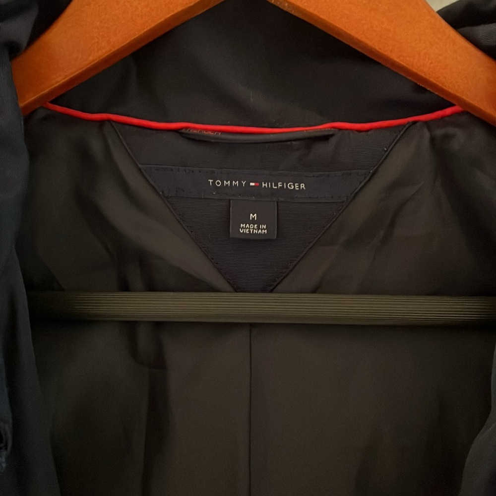 Tommy Hilfiger Navy Utility Barn Hooded Jacket - Picture 3 of 11